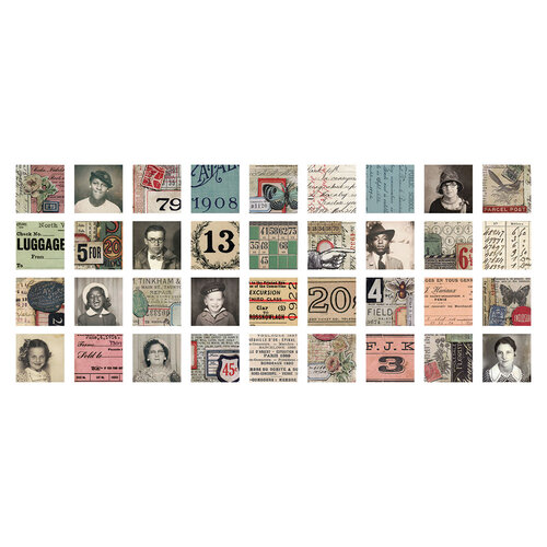 Idea-ology - Tim Holtz - Collage Tiles 2 Idea-ology - Tim Holtz - Collage Tiles