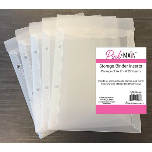 Pink and Main - Storage Binder Inserts 1 Pink and Main - Storage Binder Inserts