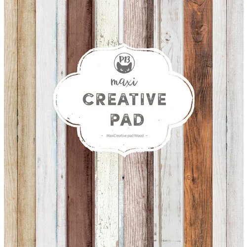 P13 - 12 x 12 Paper Pad - Wood