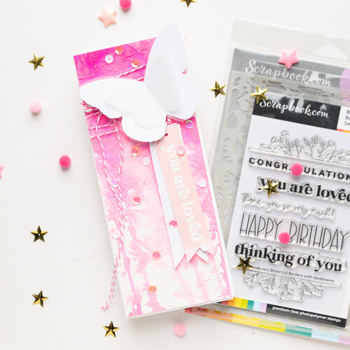 Scrapbook.com - Stencils - Floral Sprigs - 6x8 4 Scrapbook.com - Stencils - Floral Sprigs - 6x8