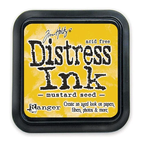 Ranger Ink - Tim Holtz - Distress Ink Pad - Mustard Seed 1 Ranger Ink - Tim Holtz - Distress Ink Pad - Mustard Seed