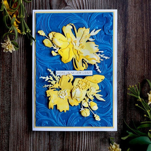 Sizzix - Tim Holtz - Thinlits Dies - Brushstroke Flowers No. 02 5 Sizzix - Tim Holtz - Thinlits Dies - Brushstroke Flowers No. 02