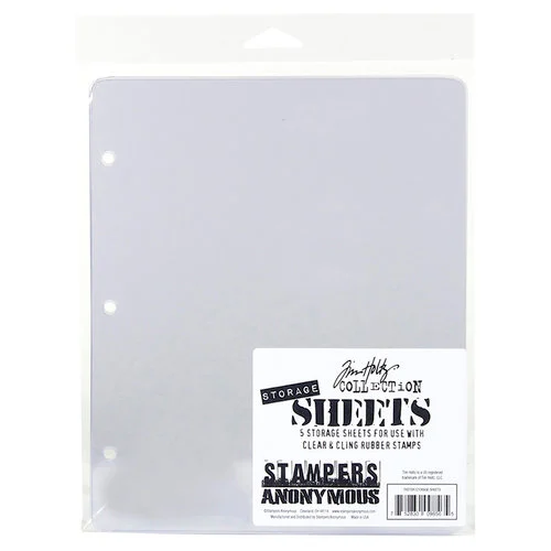 Stampers Anonymous - Tim Holtz - Storage Sheets - Clear 1 Stampers Anonymous - Tim Holtz - Storage Sheets - Clear
