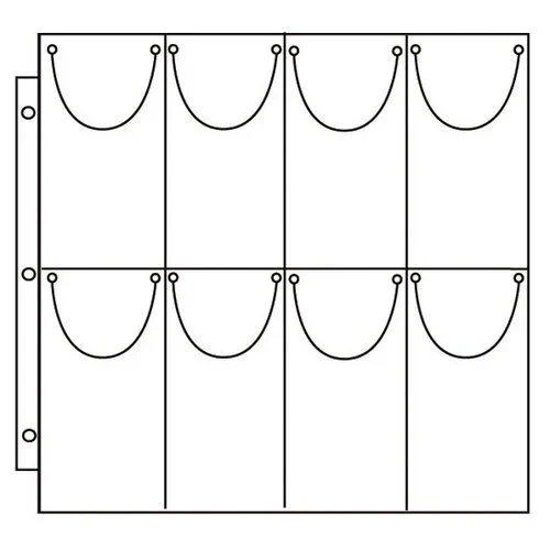 Totally Tiffany - ScrapRack Collection - Straight Eight Storage Page - 10 Pack