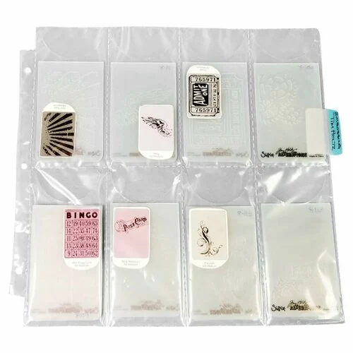 Totally Tiffany - ScrapRack Collection - Straight Eight Storage Page - 10 Pack