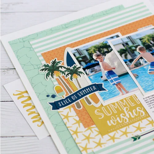 Echo Park - Pool Party Collection - 12 x 12 Collection Kit 4 Echo Park - Pool Party Collection - 12 x 12 Collection Kit