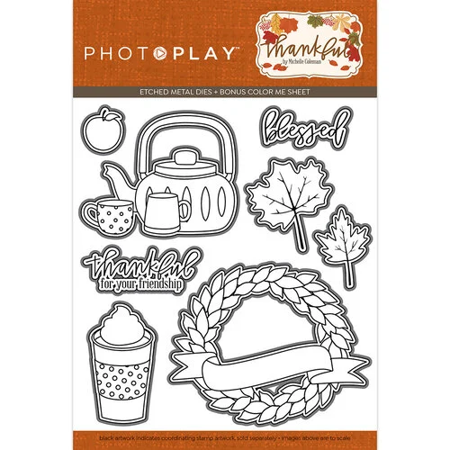 PhotoPlay - Thankful Collection - Etched Dies 1 PhotoPlay - Thankful Collection - Etched Dies