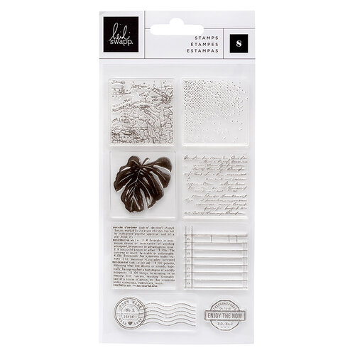 Heidi Swapp - Art Walk Collection - Clear Acrylic Stamps