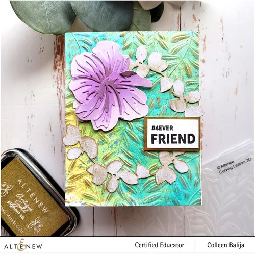 Altenew - Embossing Folder - 3D - Curving Leaves 2 Altenew - Embossing Folder - 3D - Curving Leaves