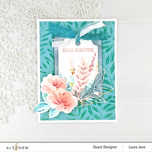 Altenew - Embossing Folder - 3D - Curving Leaves 3 Altenew - Embossing Folder - 3D - Curving Leaves