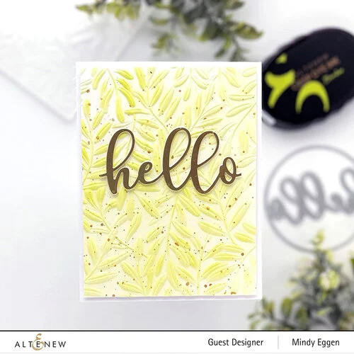 Altenew - Embossing Folder - 3D - Curving Leaves 4 Altenew - Embossing Folder - 3D - Curving Leaves
