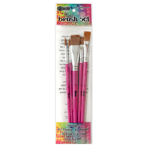 Ranger Ink - Dylusions Brush Set - 5 Pack 1 Ranger Ink - Dylusions Brush Set - 5 Pack