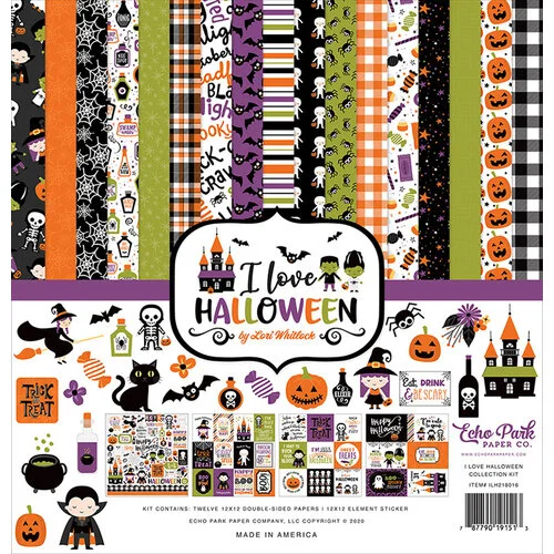 Echo Park - I Love Halloween Collection - 12 x 12 Collection Kit