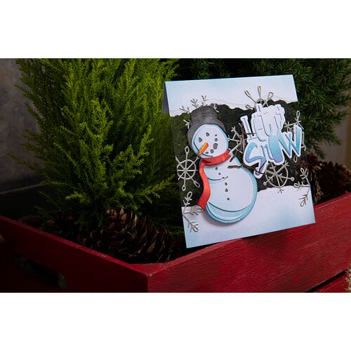 Sizzix - Christmas - Tim Holtz - Thinlits Dies - Scribbly Snowflakes 4 Sizzix - Christmas - Tim Holtz - Thinlits Dies - Scribbly Snowflakes