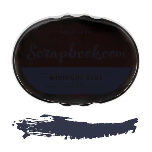 Scrapbook.com - Premium Hybrid Ink Pad - Midnight Blue 1 Scrapbook.com - Premium Hybrid Ink Pad - Midnight Blue