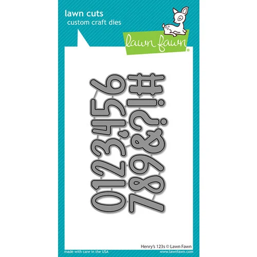 Lawn Fawn - Lawn Cuts - Dies - Henry's 123s