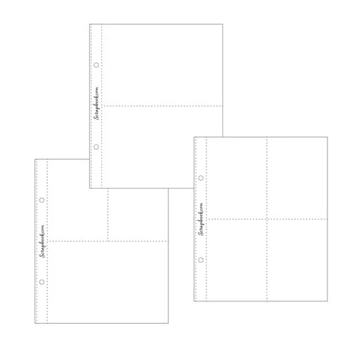 Scrapbook.com - 6x8 Page Protectors - Pocket Variety 2 - 30 Pack