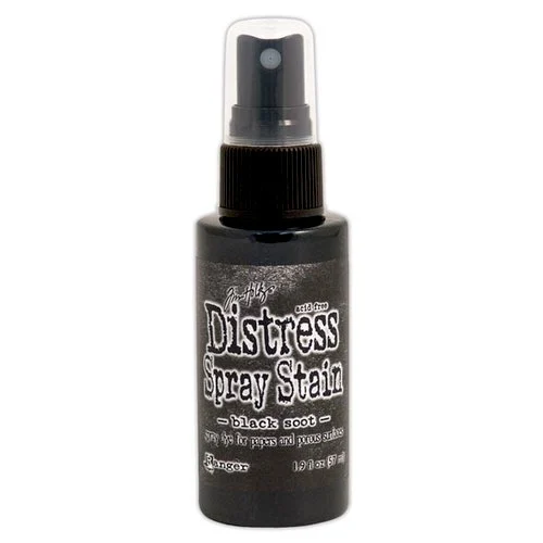 Ranger Ink - Tim Holtz - Distress Spray Stain - Black Soot 1 Ranger Ink - Tim Holtz - Distress Spray Stain - Black Soot