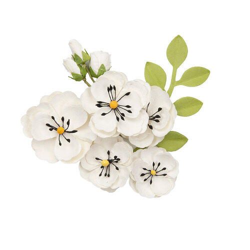 Prima - Strawberry Milkshake Collection - Flower Embellishments - Lovely Notes 2 Prima - Strawberry Milkshake Collection - Flower Embellishments - Lovely Notes