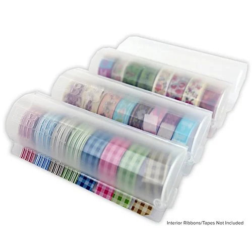 Best Craft Organizer - Medium Washi Tape and Ribbon Dispenser - 4 pack