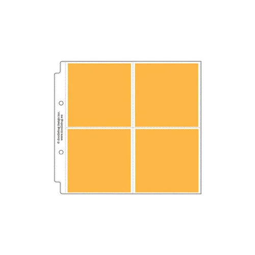 Doodlebug Design - 8 x 8 Storybook Album Protectors - 4 x 4 Square - 12 Pack