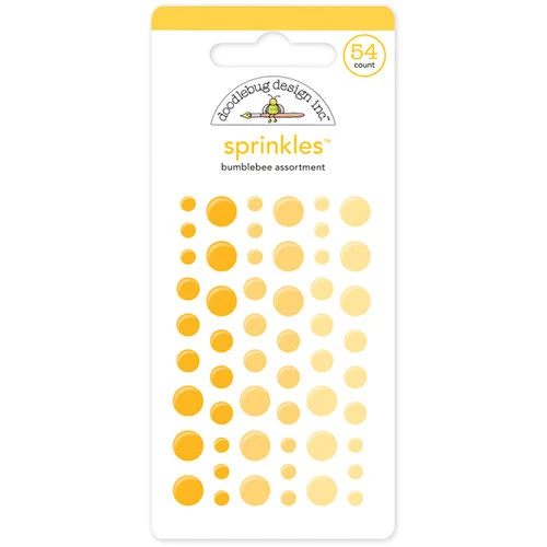 Doodlebug Design - Stickers - Sprinkles - Enamel Dots - Bumblebee 1 Doodlebug Design - Stickers - Sprinkles - Enamel Dots - Bumblebee