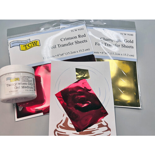 The Crafter's Workshop - Foil Transfer Sheets - Champagne Gold 3 The Crafter's Workshop - Foil Transfer Sheets - Champagne Gold