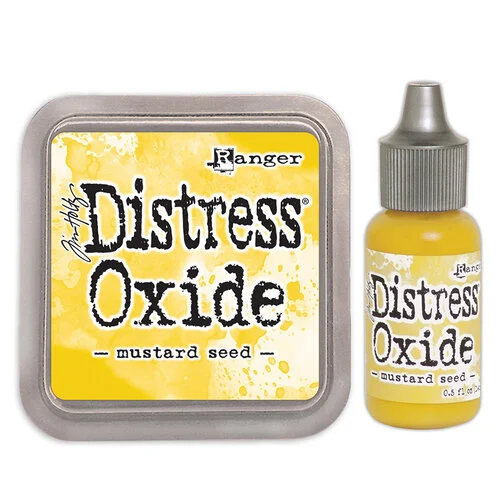 Ranger Ink - Tim Holtz - Distress Oxide Ink Pad and Reinker - Mustard Seed 1 Ranger Ink - Tim Holtz - Distress Oxide Ink Pad and Reinker - Mustard Seed
