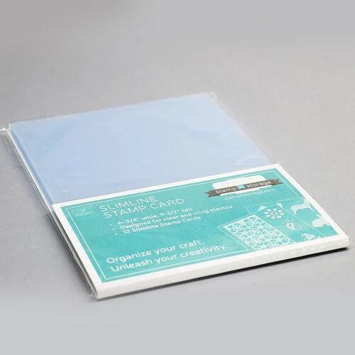 Stamp N Storage - 9.5 x 7 Slimline Stamp Card - 12 pack