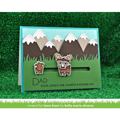 Lawn Fawn - Lawn Cuts - Dies - Stitched Mountain Borders 2 Lawn Fawn - Lawn Cuts - Dies - Stitched Mountain Borders