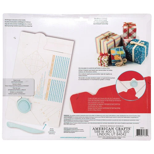 We R Makers - Gift Box Punch Board 2 We R Makers - Gift Box Punch Board