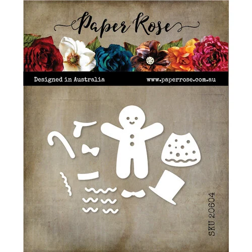 Paper Rose - Christmas - Dies - Gingerbread Person Builder 1 Paper Rose - Christmas - Dies - Gingerbread Person Builder