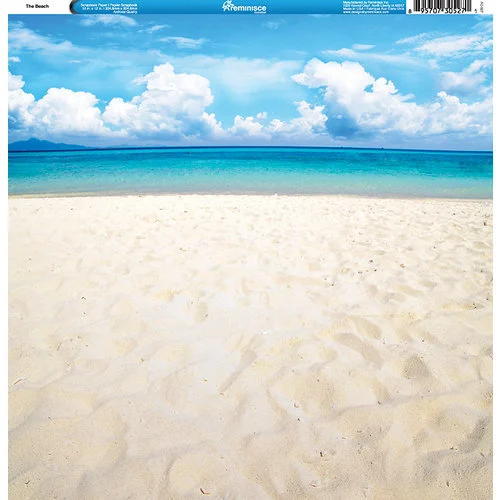 Reminisce - Hawaii Collection - 12 x 12 Single Sided Paper - The Beach 1 Reminisce - Hawaii Collection - 12 x 12 Single Sided Paper - The Beach
