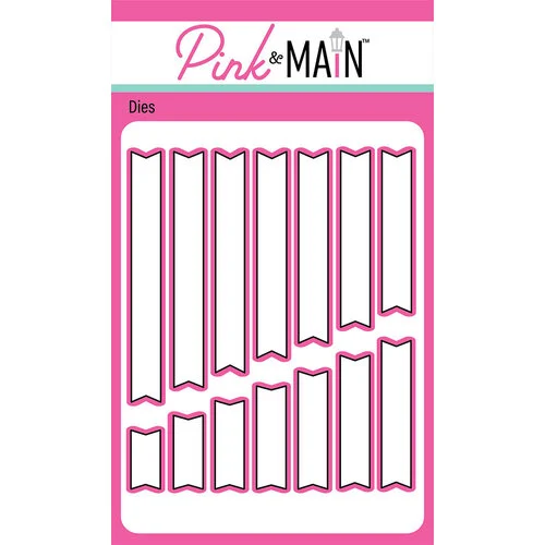 Pink and Main - Dies - Large Sentiment Strip