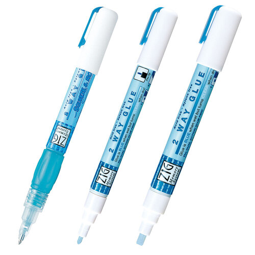 Kuretake - ZIG - Memory System - 2 Way Glue - 3 Piece Set