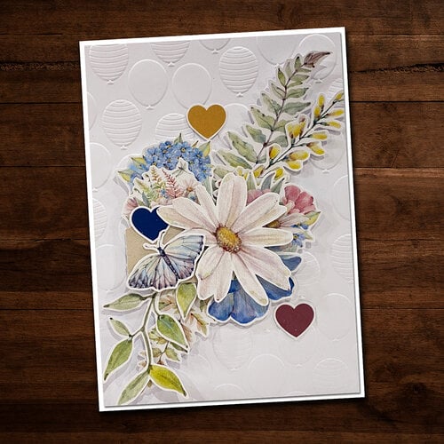 Paper Rose - 3D Embossing Folder - Balloons 3 Paper Rose - 3D Embossing Folder - Balloons