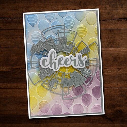Paper Rose - 3D Embossing Folder - Balloons 4 Paper Rose - 3D Embossing Folder - Balloons