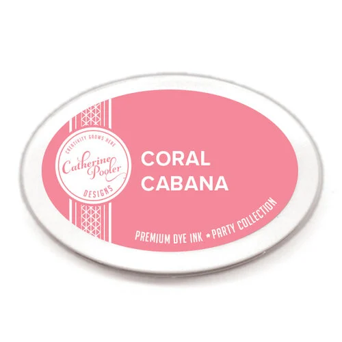Catherine Pooler Designs - Party Collection - Premium Dye Ink Pad - Coral Cabana 1 Catherine Pooler Designs - Party Collection - Premium Dye Ink Pad - Coral Cabana