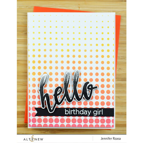 Altenew - Stencil - Halftone 2 Altenew - Stencil - Halftone