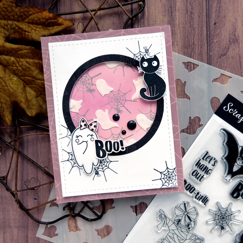 Scrapbook.com - Clear Photopolymer Stamp Set - Boo-tiful 10 Scrapbook.com - Clear Photopolymer Stamp Set - Boo-tiful