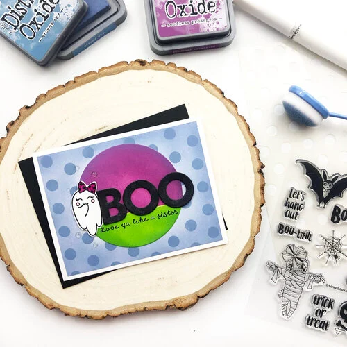 Scrapbook.com - Clear Photopolymer Stamp Set - Boo-tiful 7 Scrapbook.com - Clear Photopolymer Stamp Set - Boo-tiful