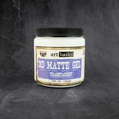 Prima - Finnabair Collection - Art Basics - 3D Matte Gel - 8 Ounces 1 Prima - Finnabair Collection - Art Basics - 3D Matte Gel - 8 Ounces