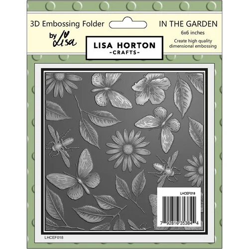 Lisa Horton Crafts - 3D Embossing Folder - In the Garden 1 Lisa Horton Crafts - 3D Embossing Folder - In the Garden