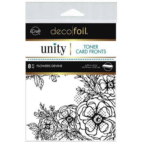 Therm O Web - Unity - Deco Foil - Toner Card Fronts - Flowers Devine 1 Therm O Web - Unity - Deco Foil - Toner Card Fronts - Flowers Devine