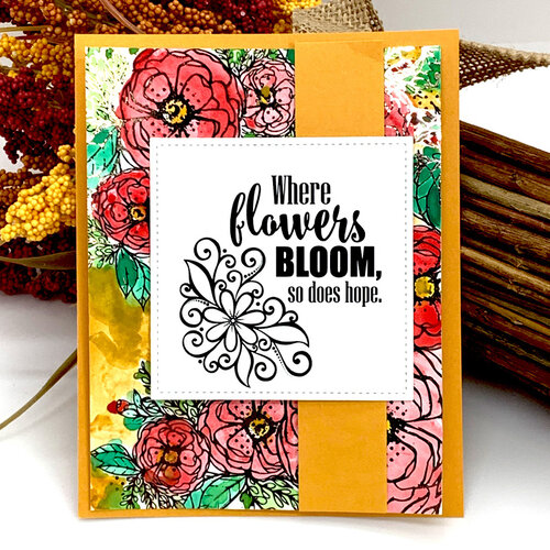 Therm O Web - Unity - Deco Foil - Toner Card Fronts - Flowers Devine 2 Therm O Web - Unity - Deco Foil - Toner Card Fronts - Flowers Devine