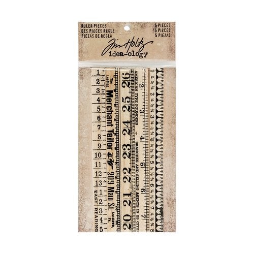 Idea-ology - Tim Holtz - Ruler Pieces 1 Idea-ology - Tim Holtz - Ruler Pieces