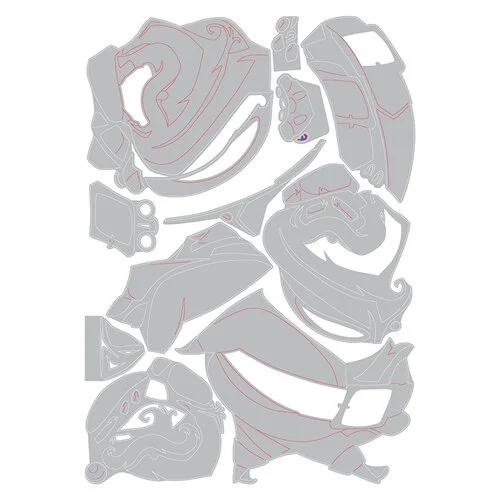 Sizzix - Tim Holtz - Thinlits Dies - Vault Jolly St. Nick 2 Sizzix - Tim Holtz - Thinlits Dies - Vault Jolly St. Nick