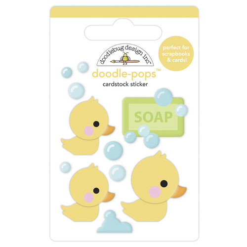Doodlebug Design - Special Delivery Collection - Stickers - Doodle-Pops - Rubber Ducky