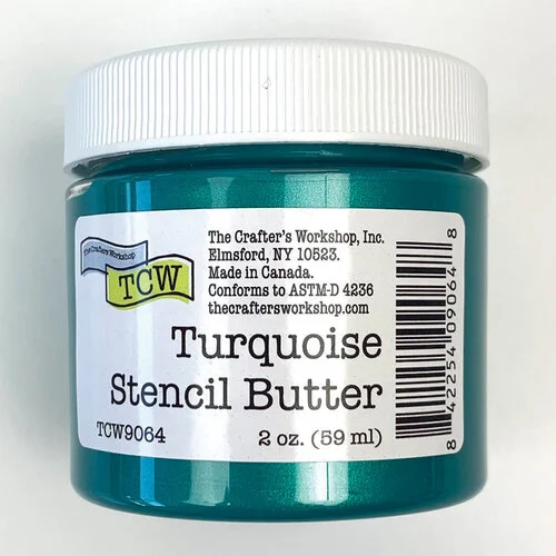 The Crafter's Workshop - Stencil Butter - Turquoise 1 The Crafter's Workshop - Stencil Butter - Turquoise