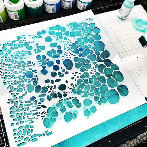 The Crafter's Workshop - Stencil Butter - Turquoise 15 The Crafter's Workshop - Stencil Butter - Turquoise